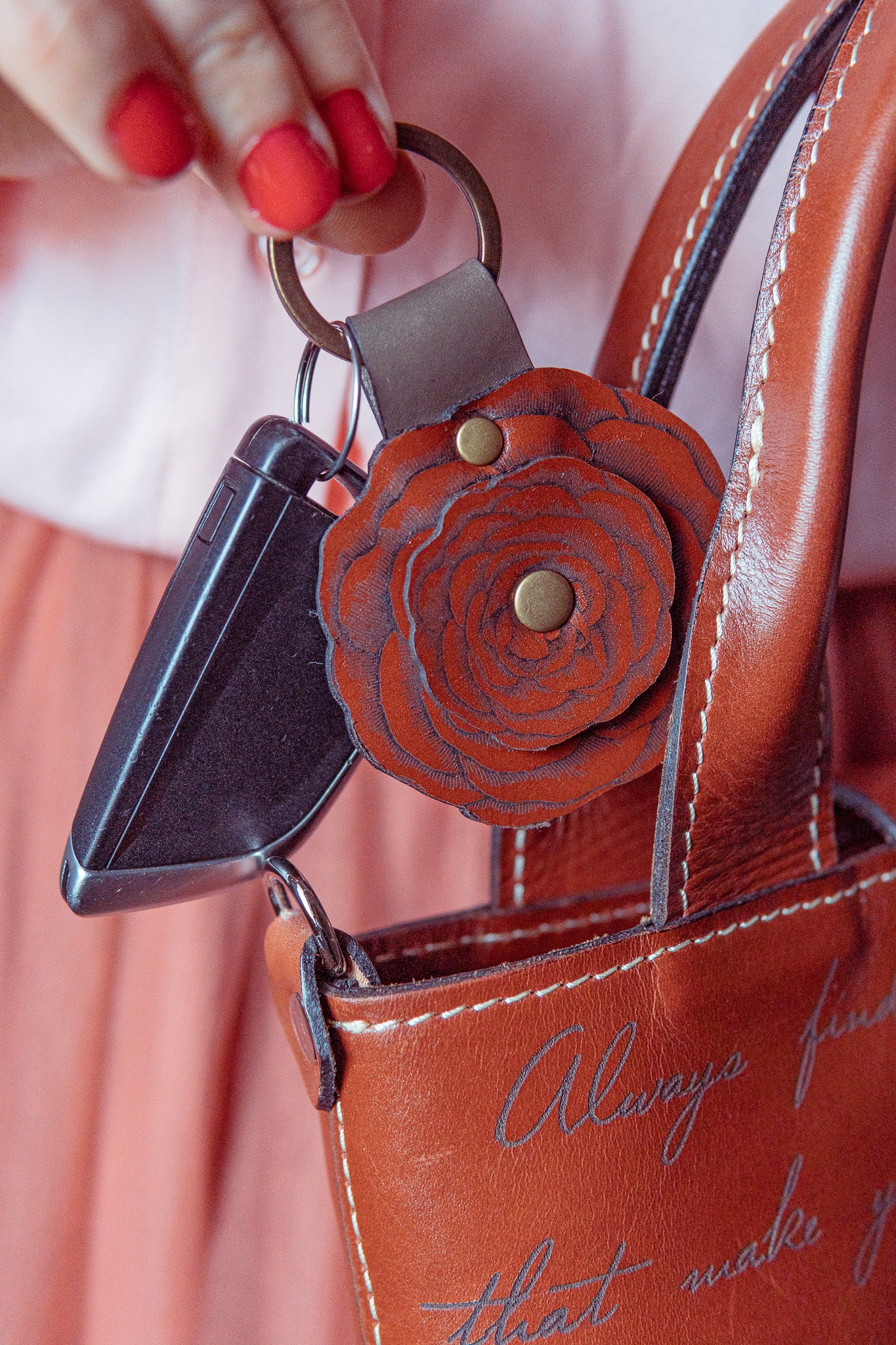 Floral Keychain