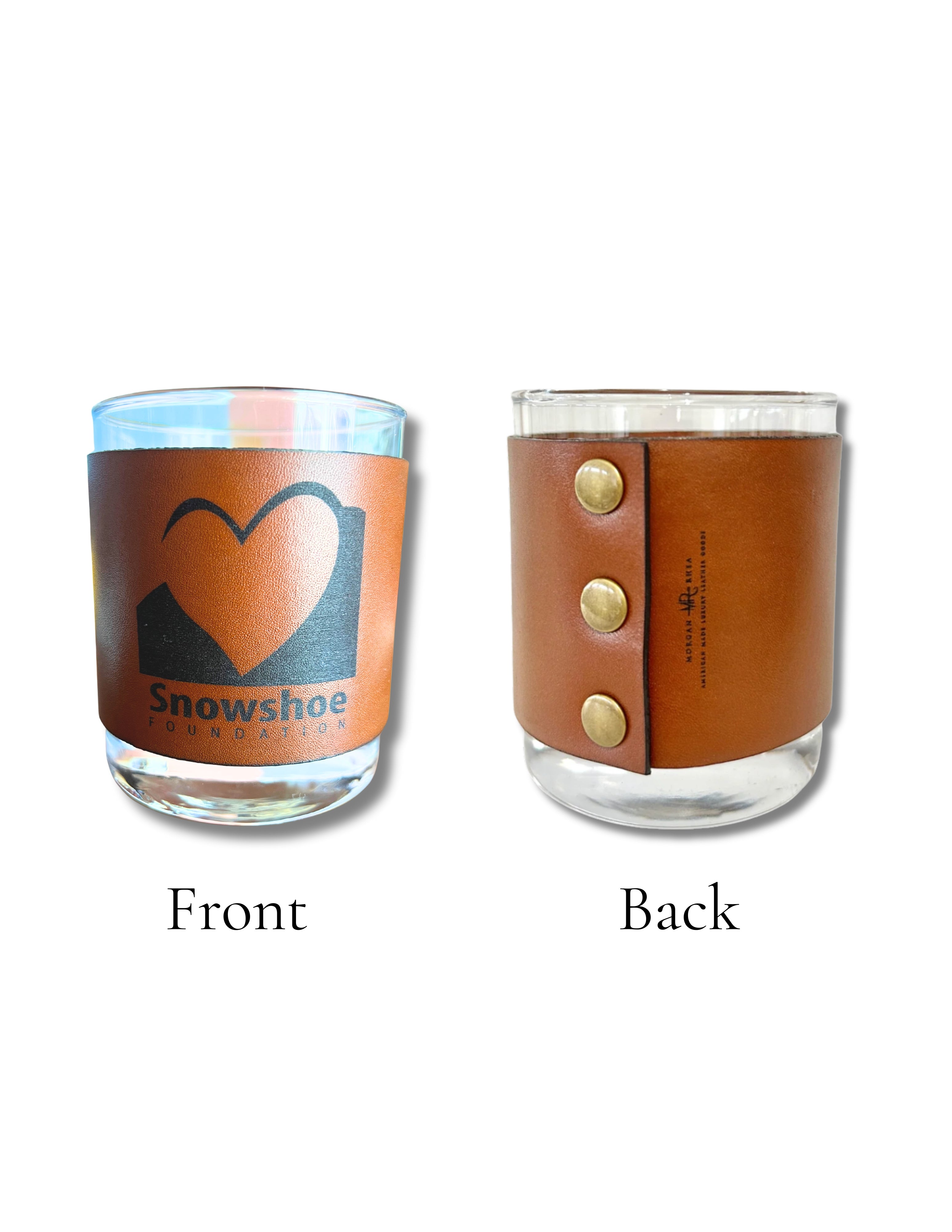 Gratitude Bourbon Glass Set (2) for the Snowshoe Foundation