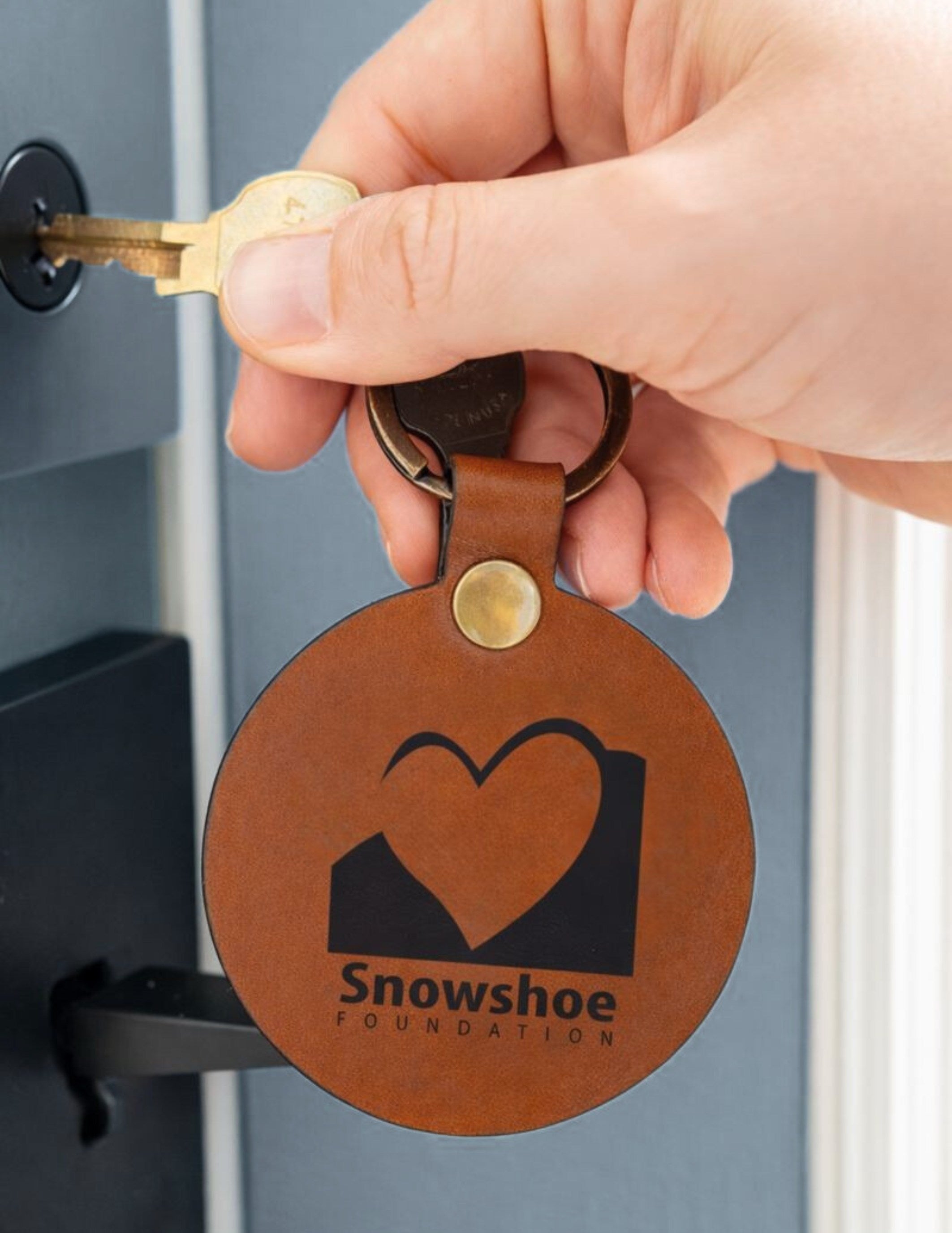 Gratitude Keychain for the Snowshoe Foundation