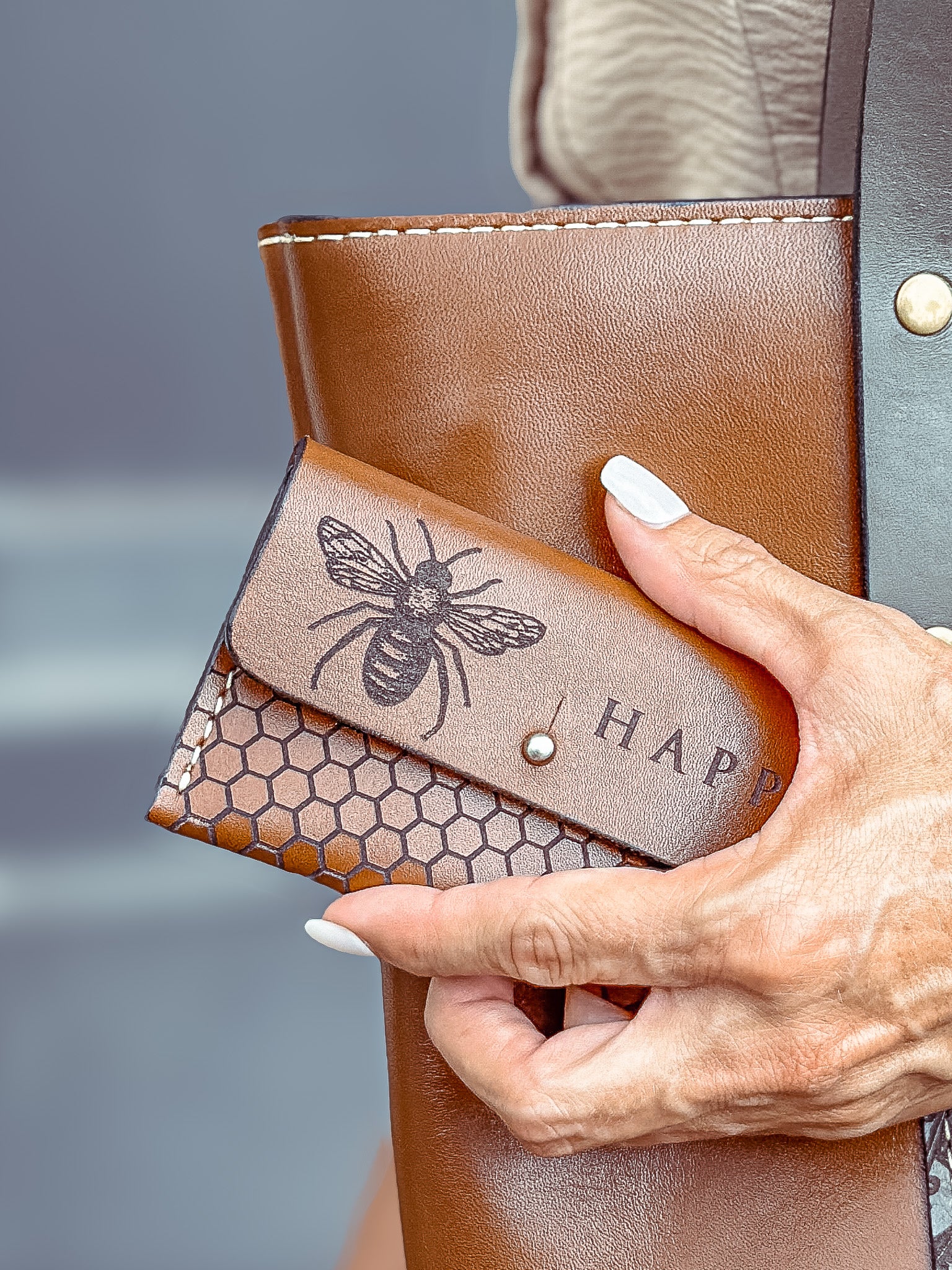 The Bee Happy Perry Wallet Pouch