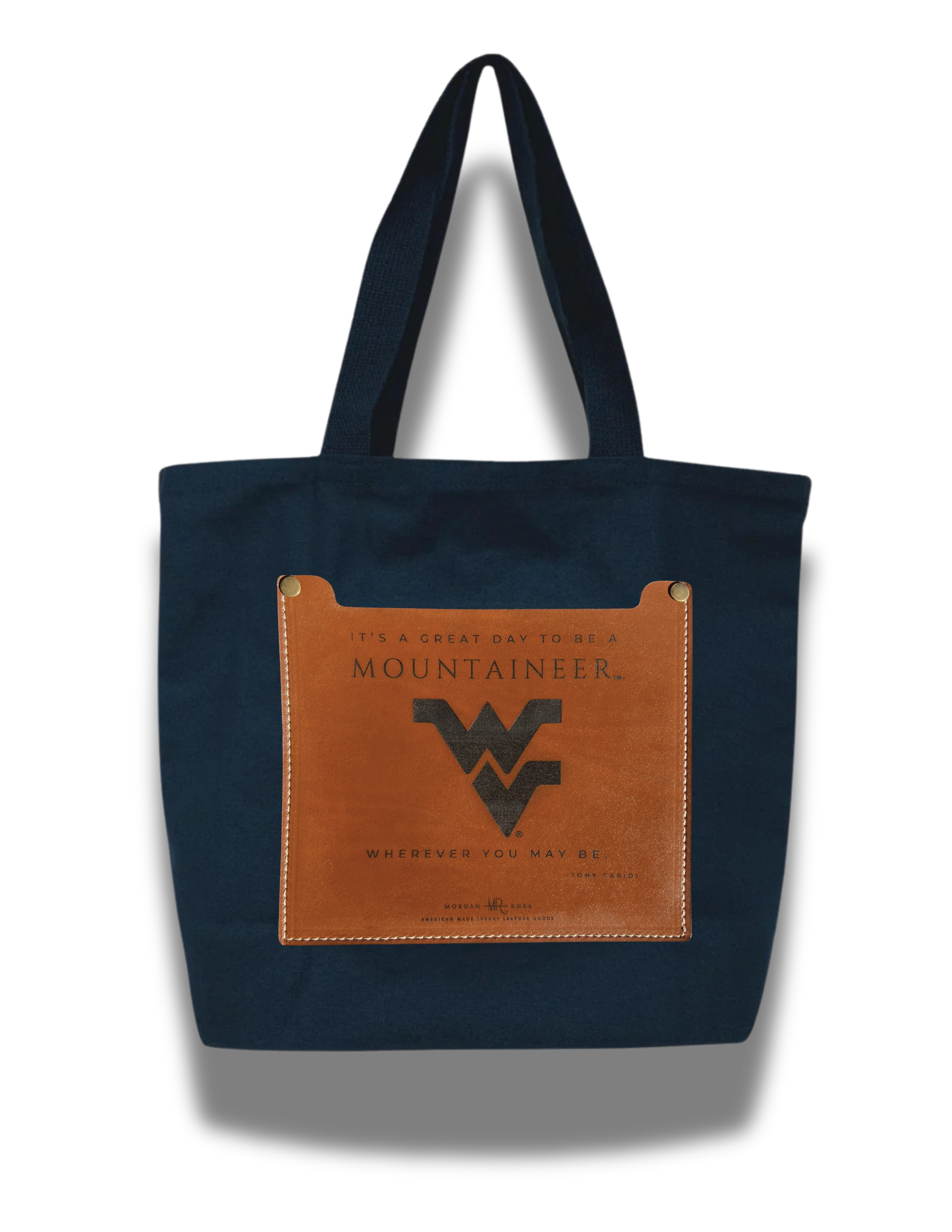 Gratitude Tote for WVU Foundation Scholarship Honoring Doug Skaff Jr.