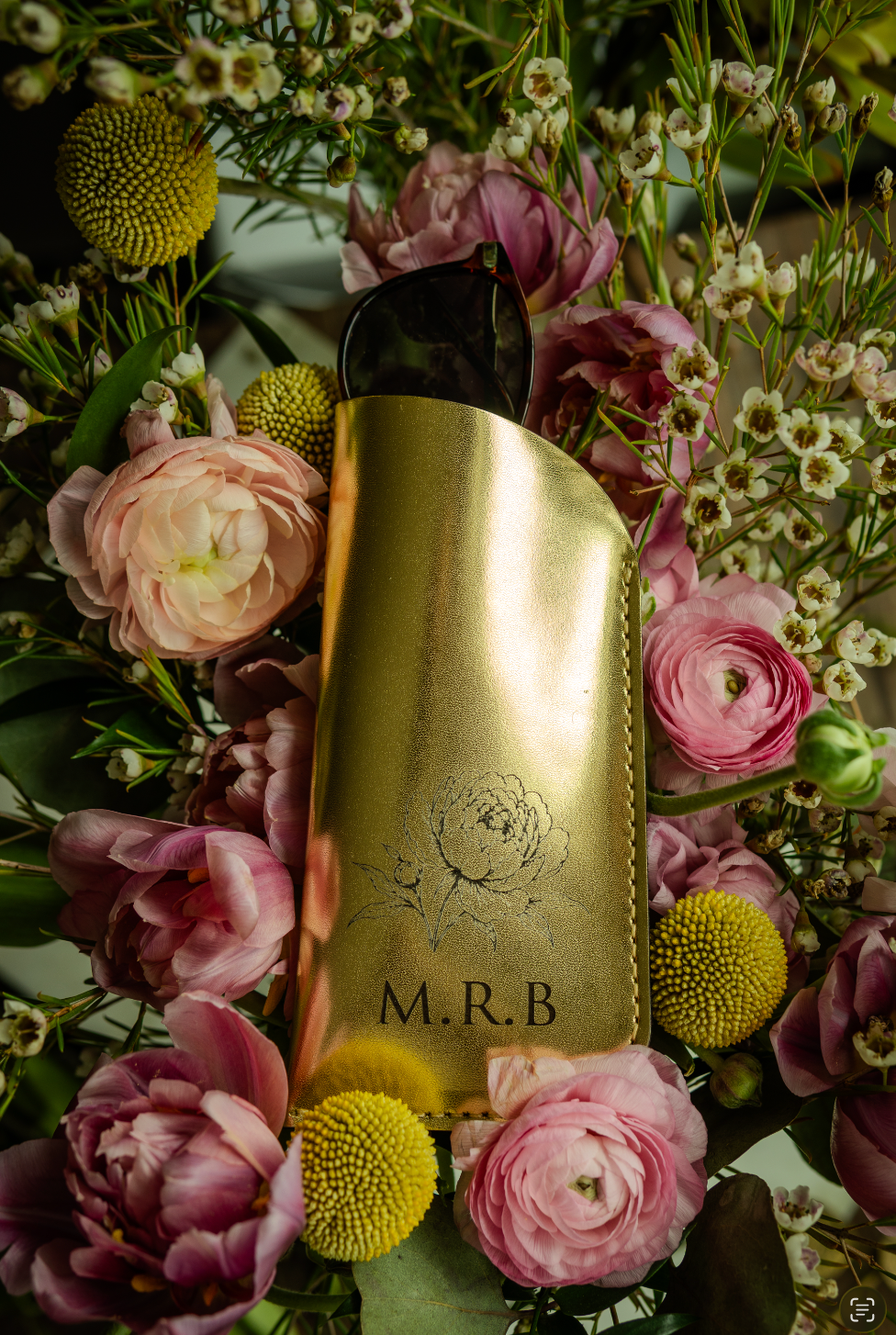 Where Love Blooms: The Peony Collection Sunglasses Sleeve