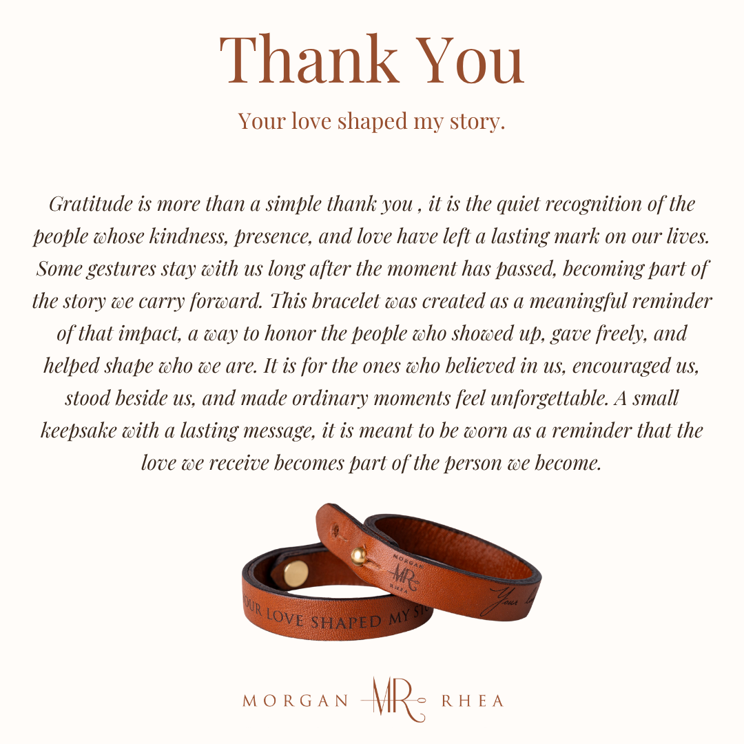 The Thank You My Story Bracelet