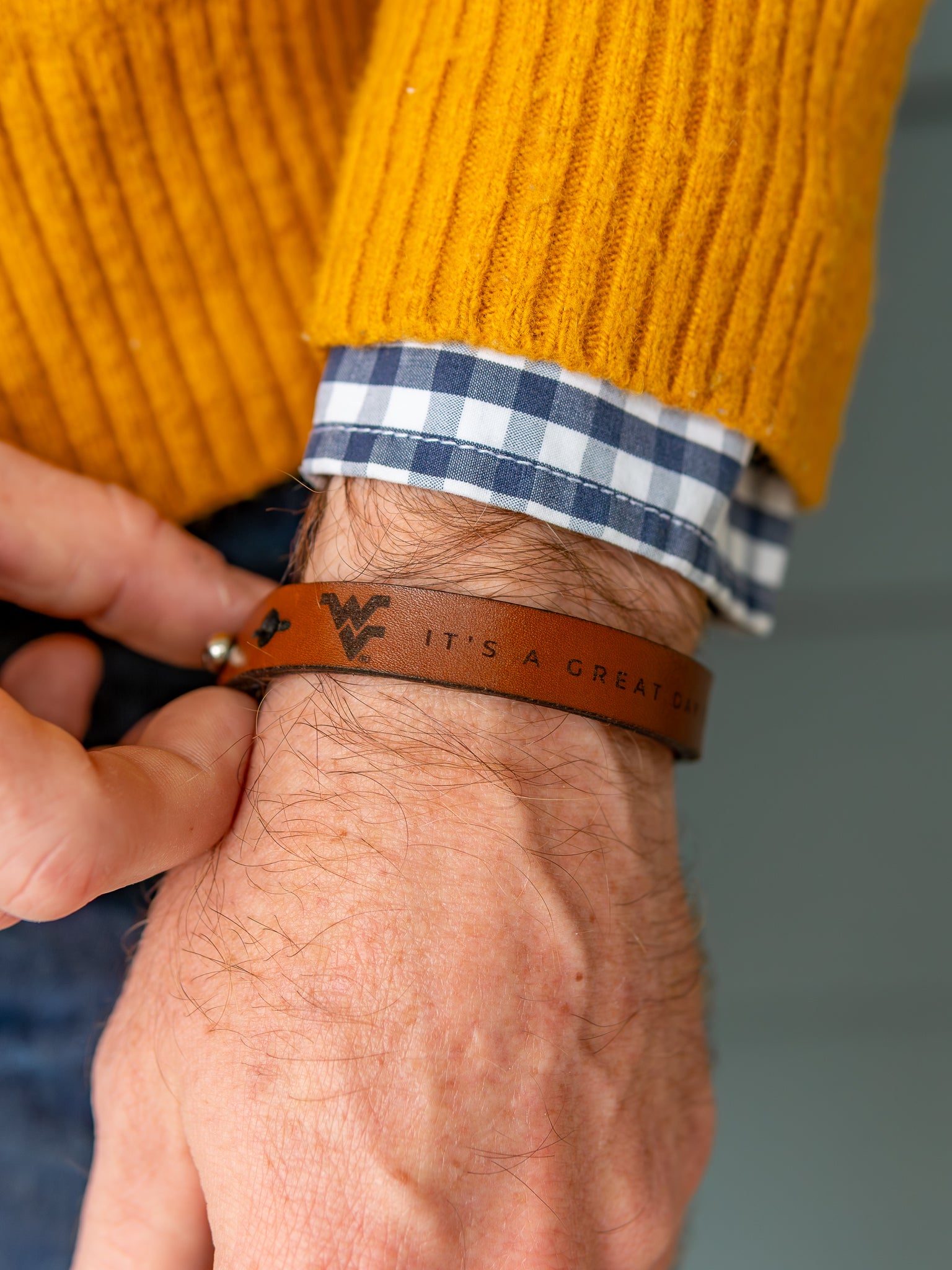 Gratitude Bracelet for WVU Foundation Scholarship Honoring Doug Skaff Jr.