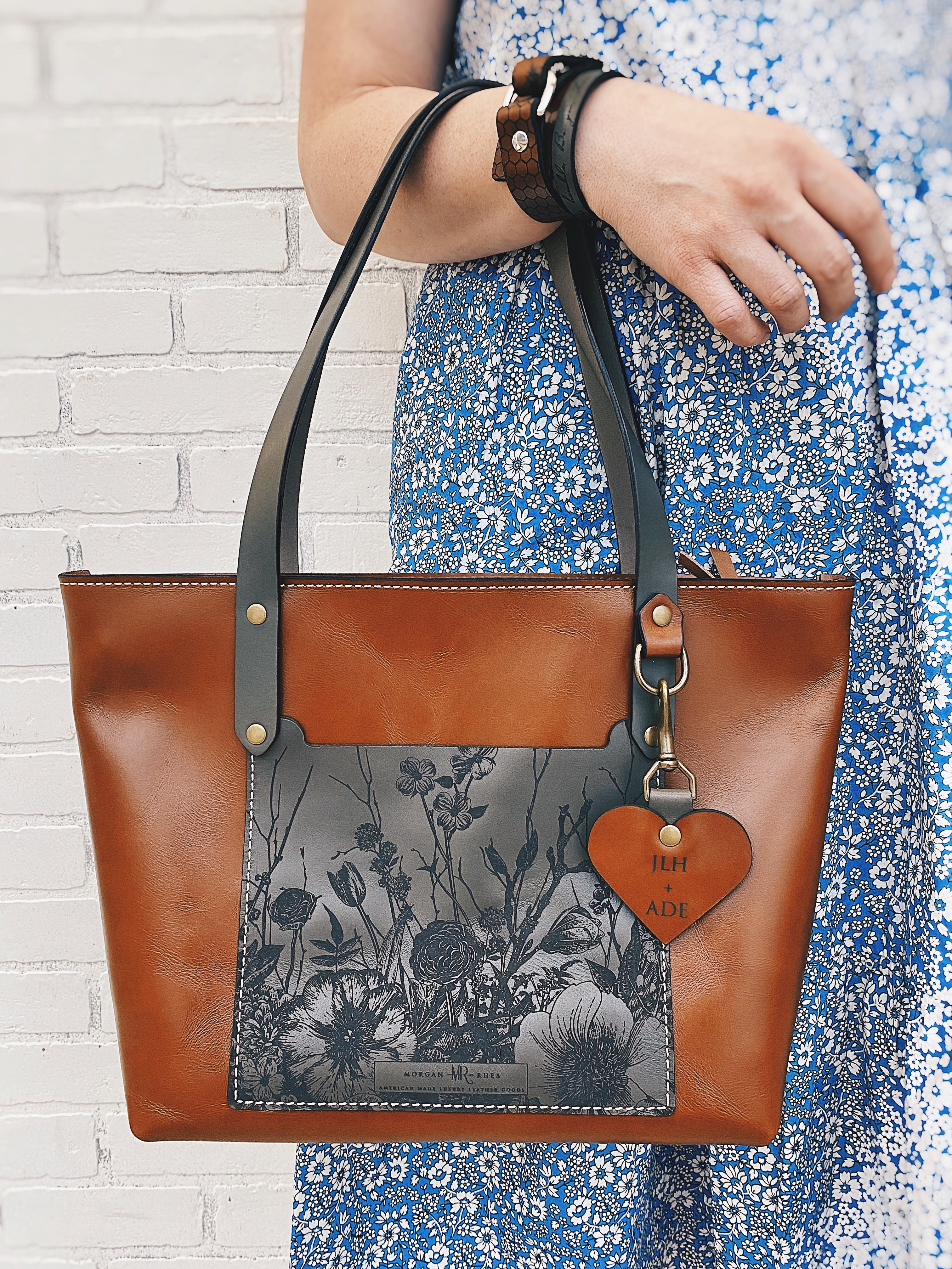 The Floral Copper Charlie Tote