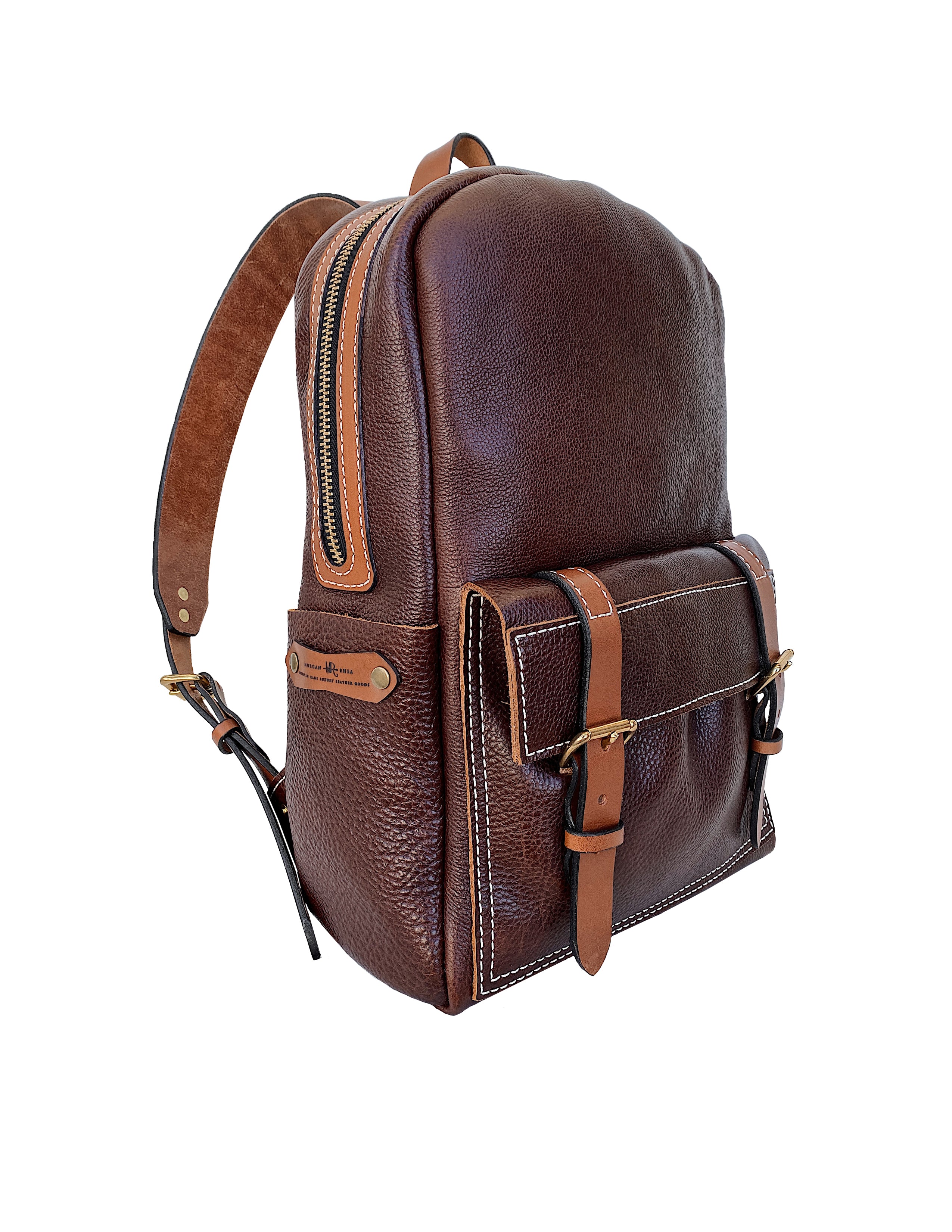 The Jacob Backpack in Bourbon