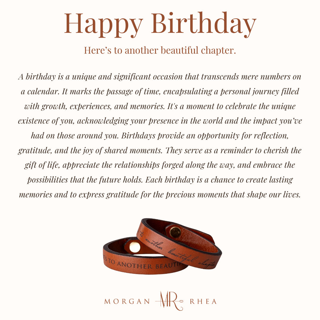 The Birthday My Story Bracelet