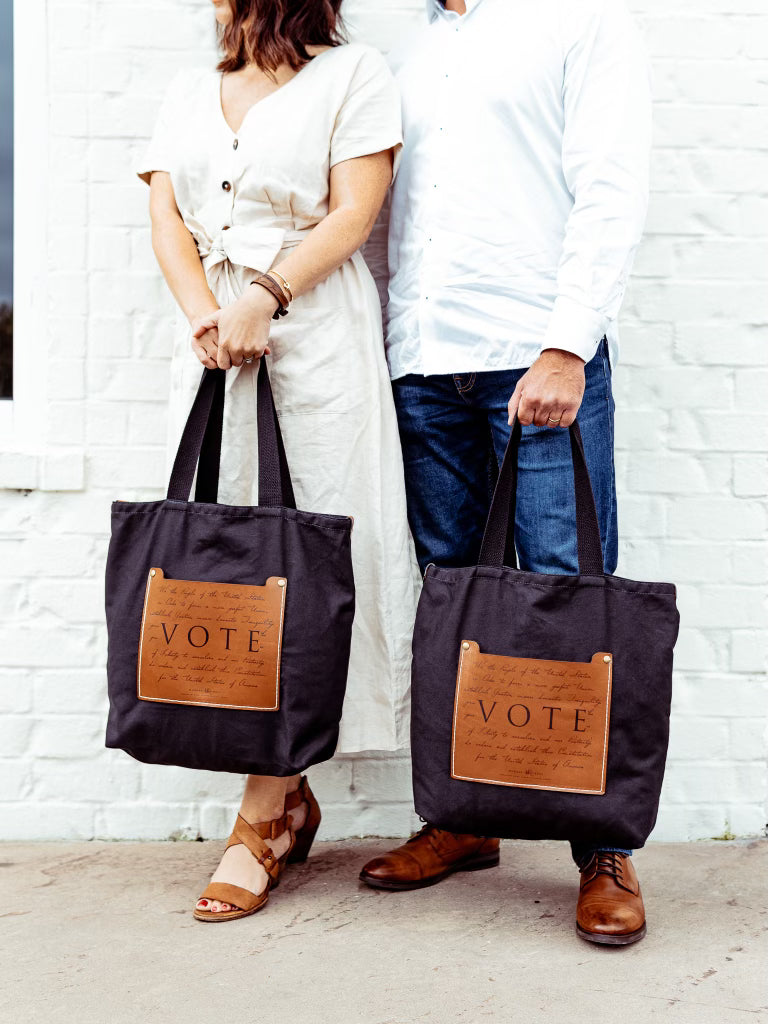 The VOTE U.S. Constitution Canvas Tote-Sample