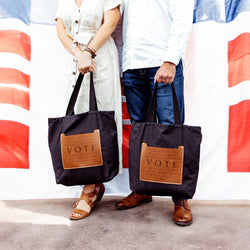 The VOTE U.S. Constitution Canvas Tote