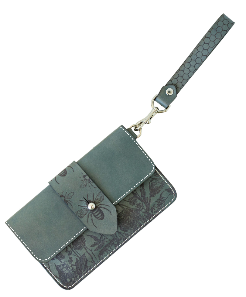 The Floral Emma Wristlet