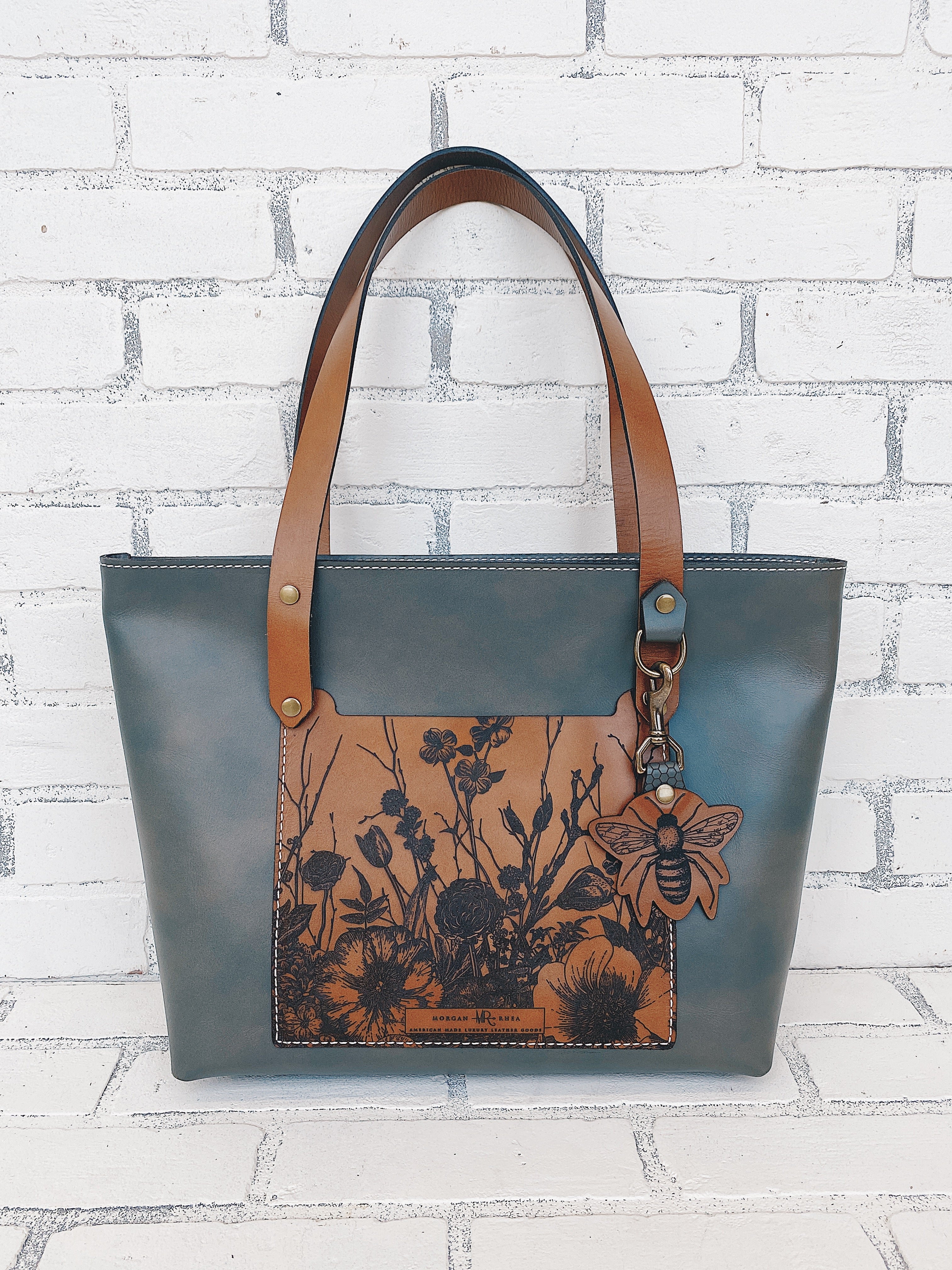 The Copper Bee Swivel Snap Keychain