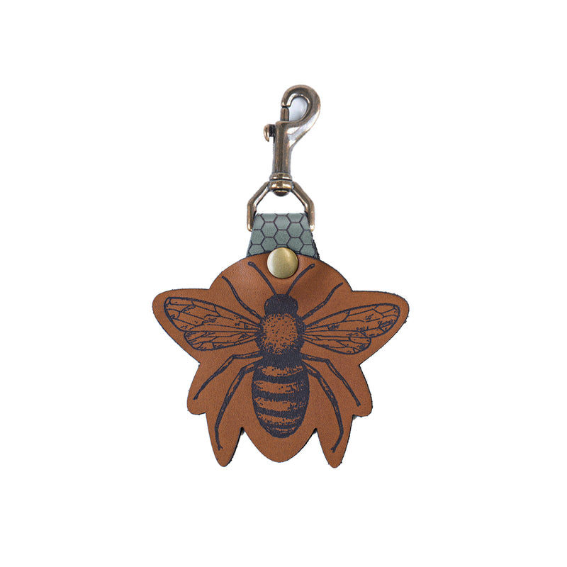 The Copper Bee Swivel Snap Keychain