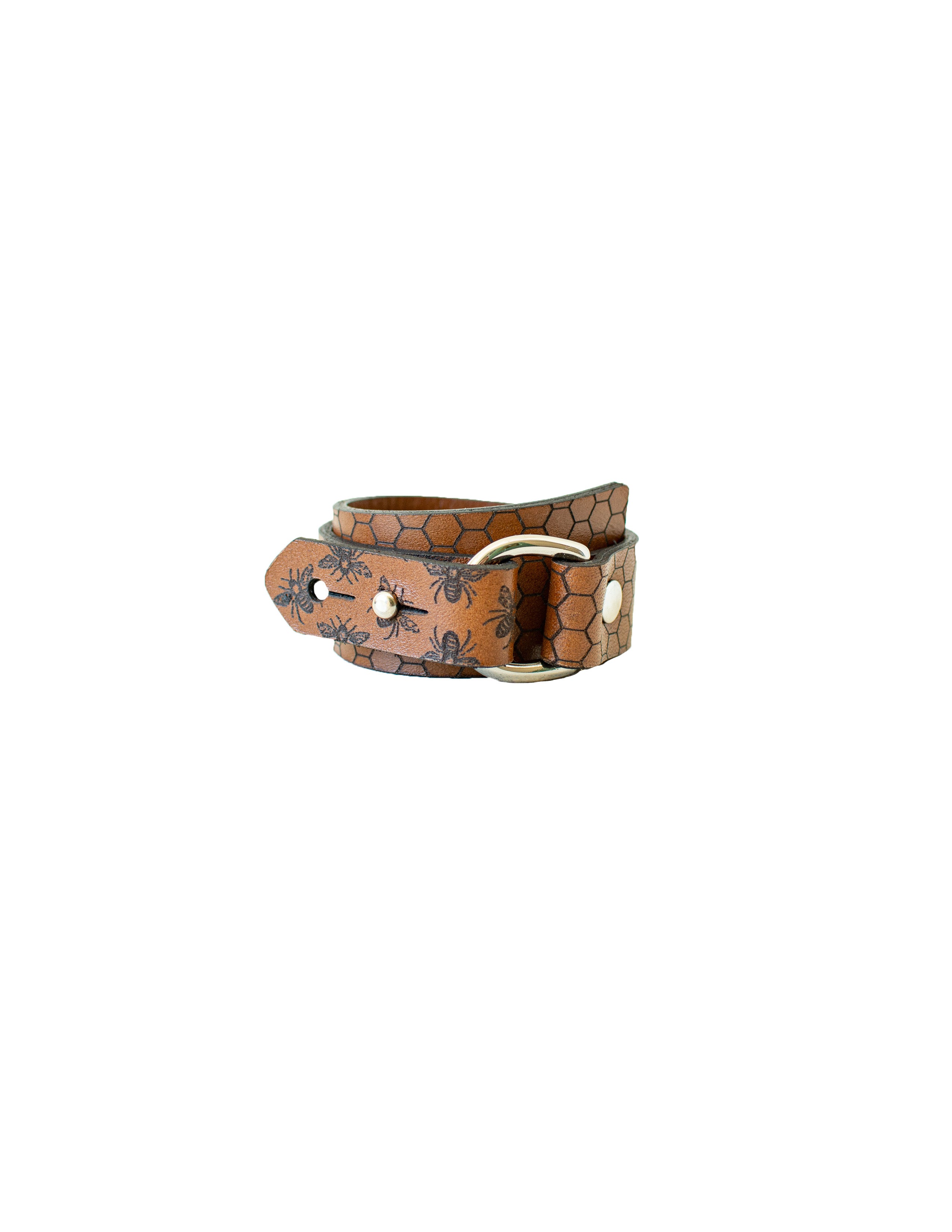 The Honeycomb Bee Cuff