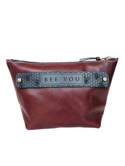 The Cordovan Bee You Evelyn Pouch