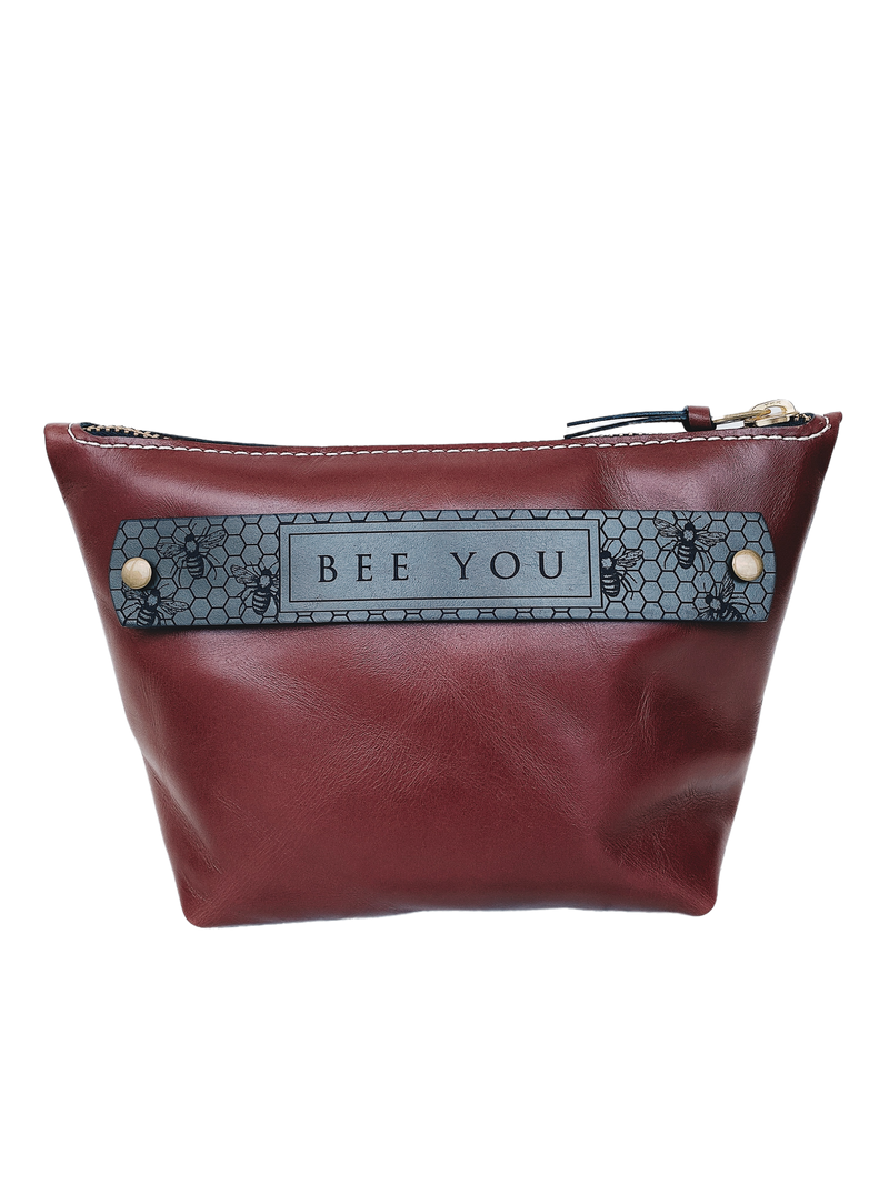 The Cordovan Bee You Evelyn Pouch