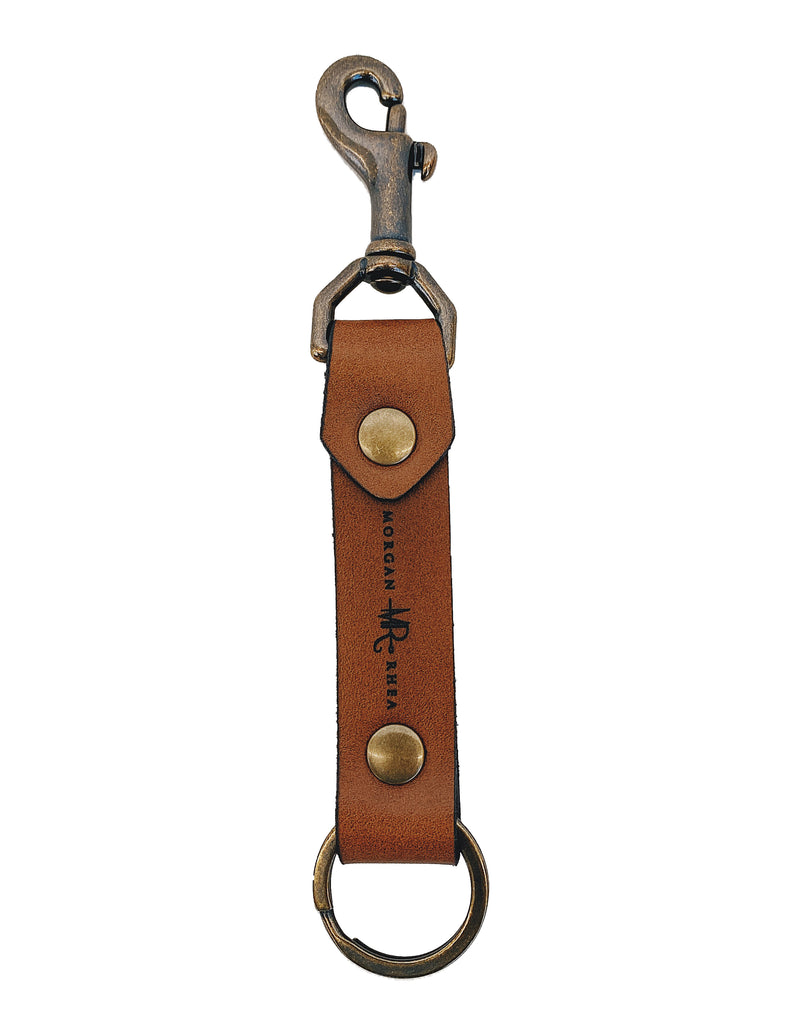 The Copper Swivel Snap Linden Keychain