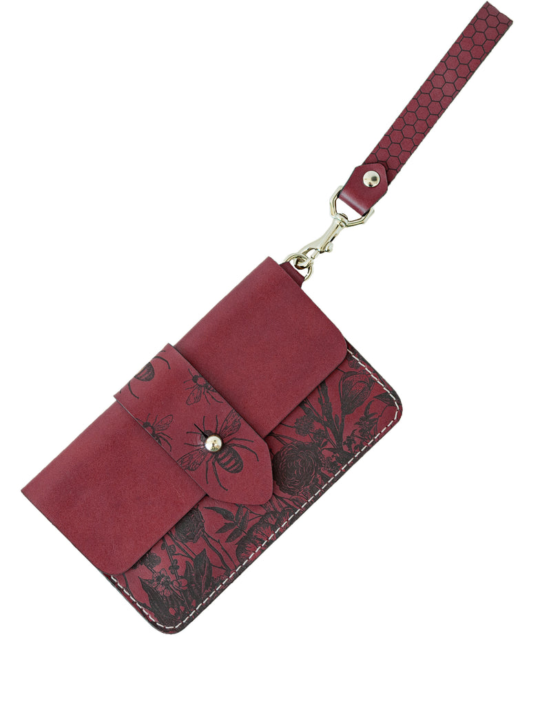 The Floral Emma Wristlet