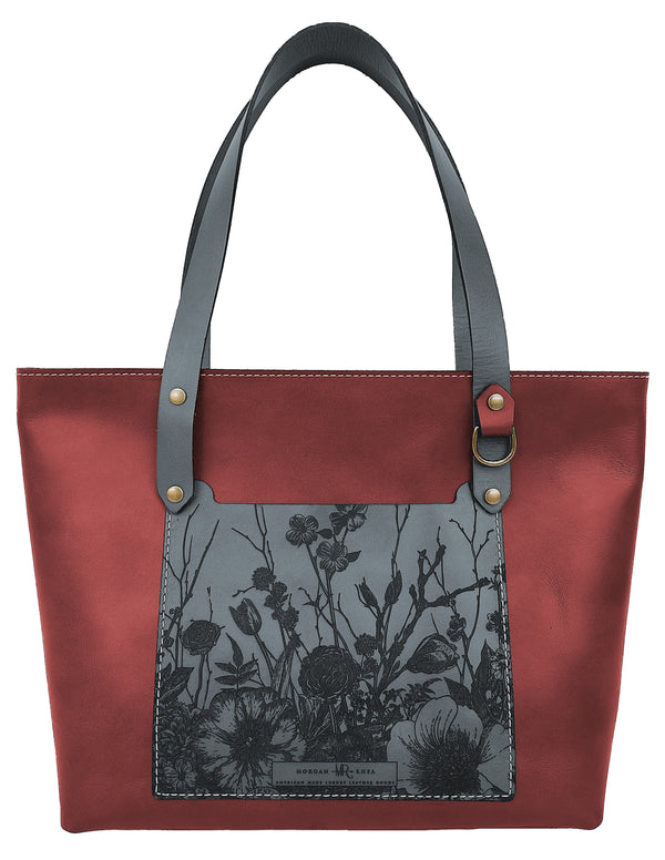 The Cordovan Floral Charlie Tote