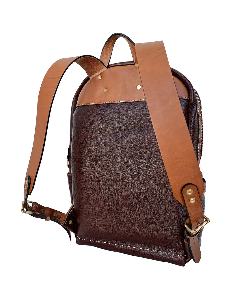 The Jacob Backpack in Bourbon