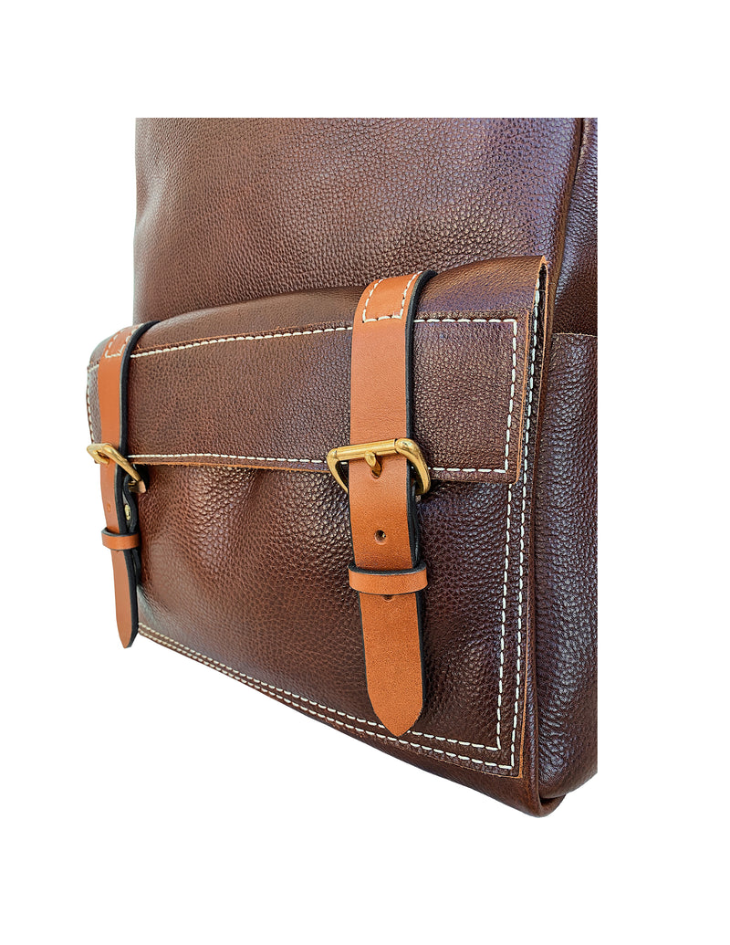 The Jacob Backpack in Bourbon